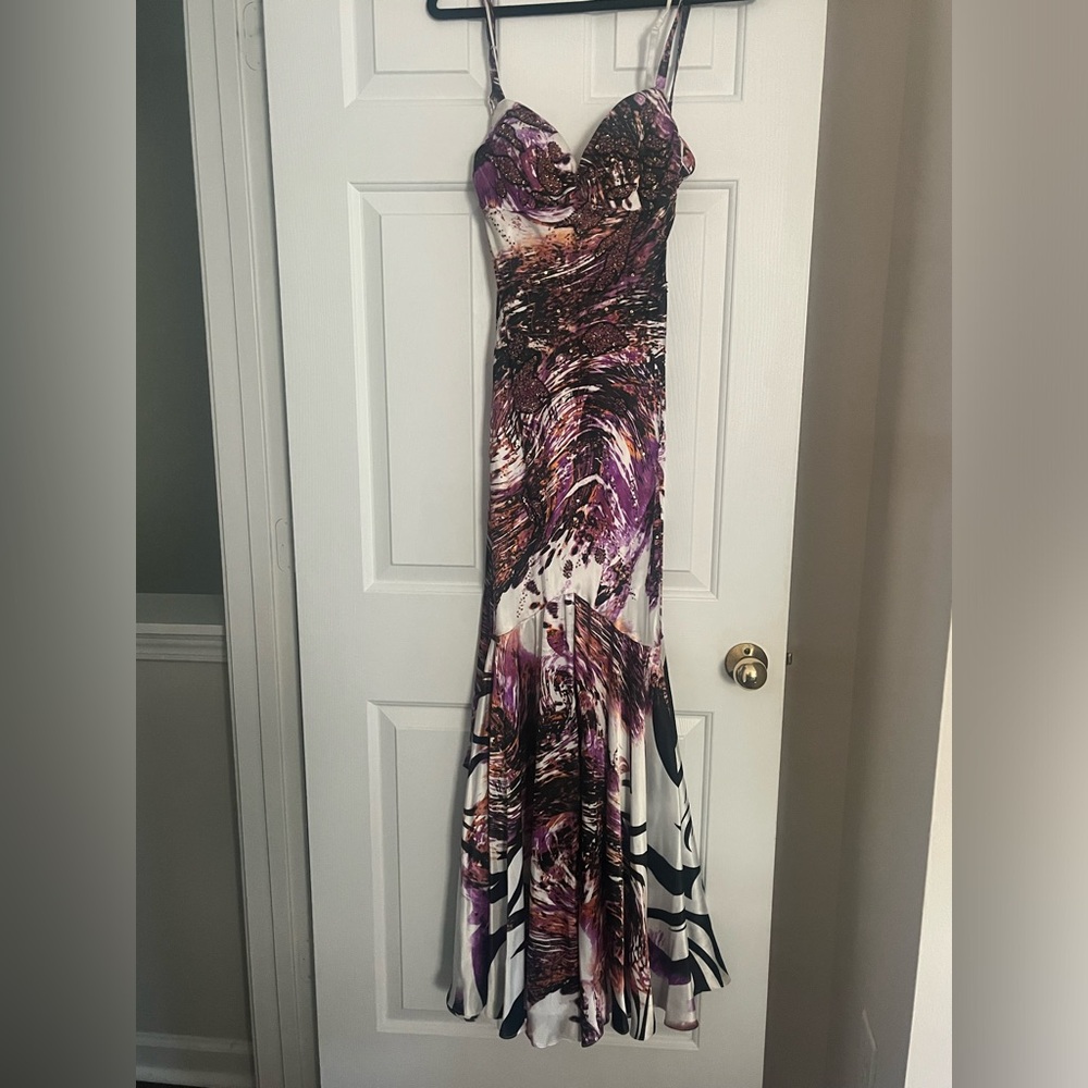 Sequence ball gown